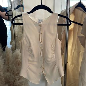 Armani button up blouse; worn once